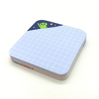 Furukawa Paper / Message Sticky Notes - Peeking Alien