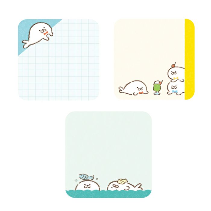 Furukawa Paper / Message Sticky Notes - Peeking Seal