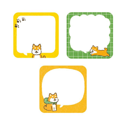 Furukawa Paper / Message Sticky Notes - Dog's Message