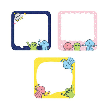 Furukawa Paper / Message Sticky Notes - Hello Aliens