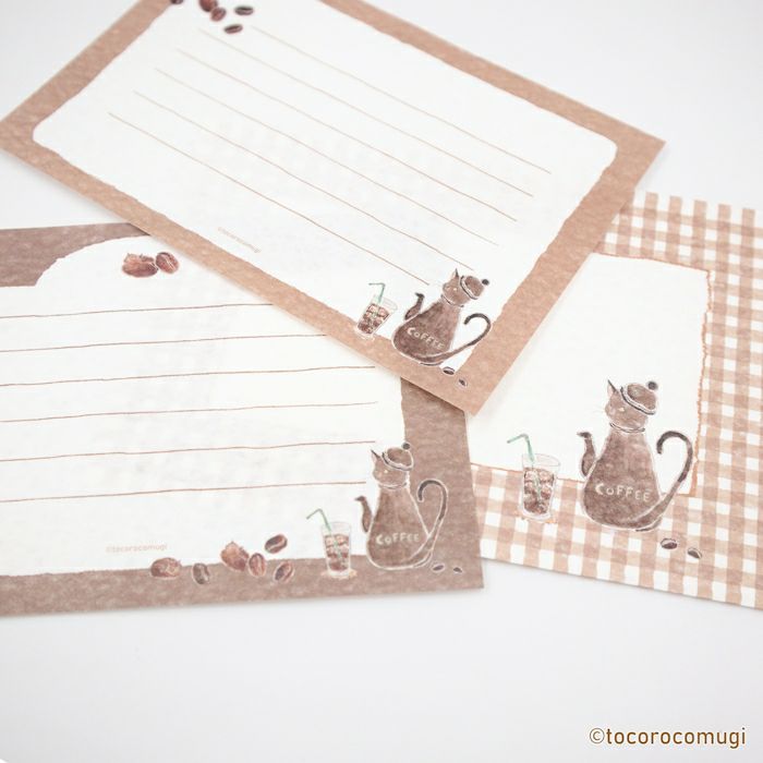 Tocorocomugi / Limited Edition / Letter Set - Cafe