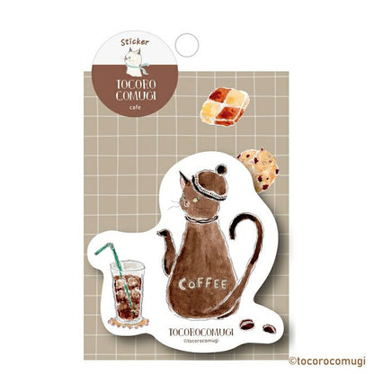 Tocorocomugi / Limited Edition / Vinyl Sticker - Cafe