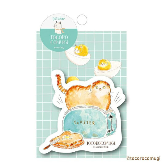 Tocorocomugi / Limited Edition / Vinyl Sticker - Good Morning