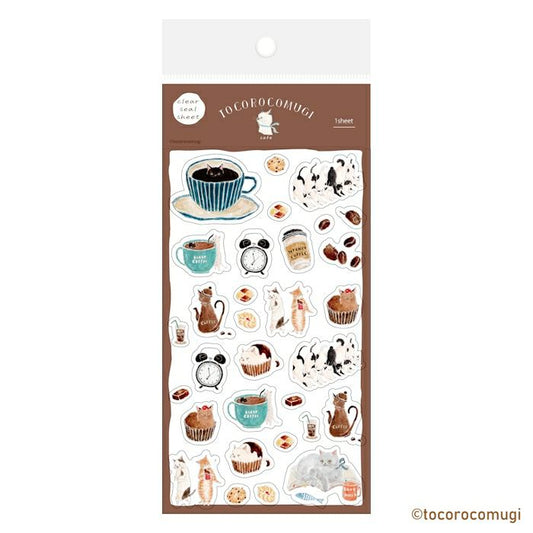 Tocorocomugi / Limited Edition / Planner Stickers - Cafe
