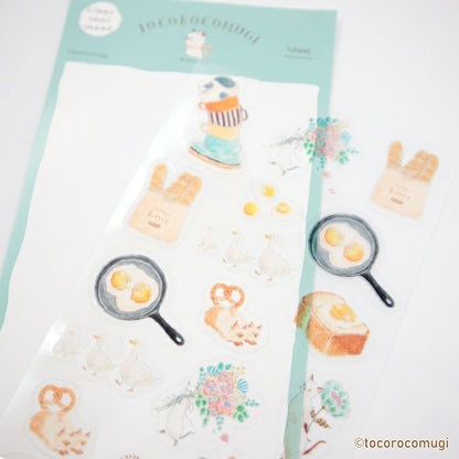 Tocorocomugi / Limited Edition / Planner Stickers - Good Morning