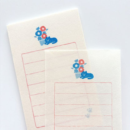 Summer Limited / Furukawa Paper / Mini Letter Set - Morning Glory