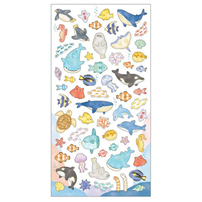 Summer Limited / Mind Wave / Puffy Stickers - Aquarium