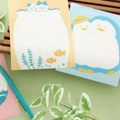 Summer Limited / Furukawa Paper / Letter Set - Fluffy Penguin