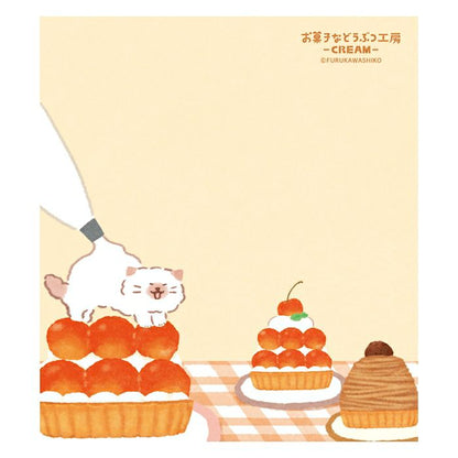Furukawa Paper / Okashina Memo Pad - Cat