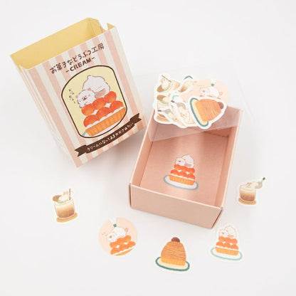 Furukawa Paper / Flake Stickers in Paper Box - Cat