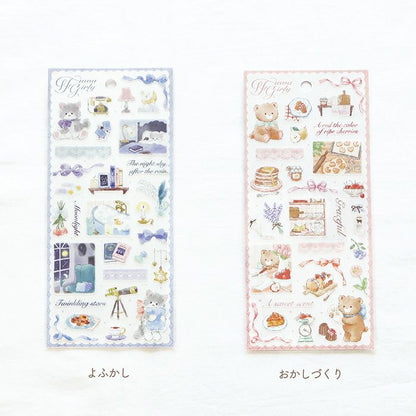 Mind Wave / Animal Stickers - Kitten’s Night Time