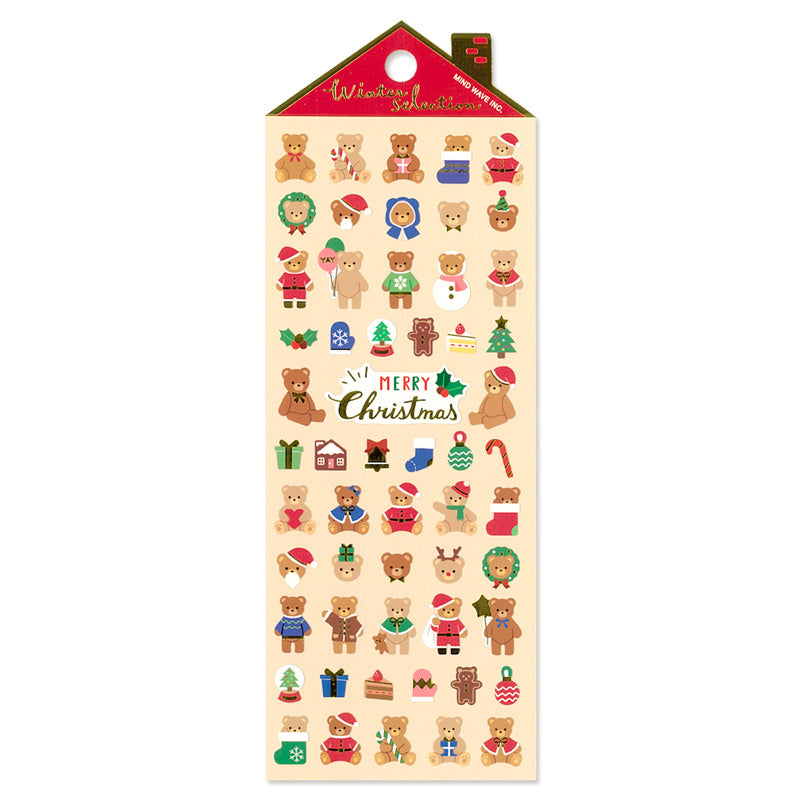 Winter Limited / Mind Wave / Stickers - Christmas Bears