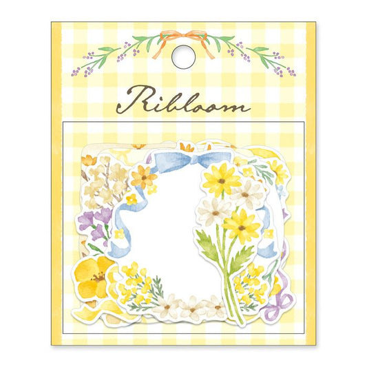 Mind Wave / Flake Stickers - Yellow Flower Frames