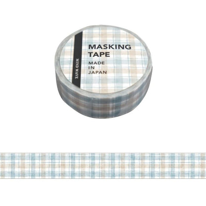 Mind Wave / Washi Tape - Checked Pattern