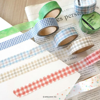 Mind Wave / Washi Tape - Checked Pattern