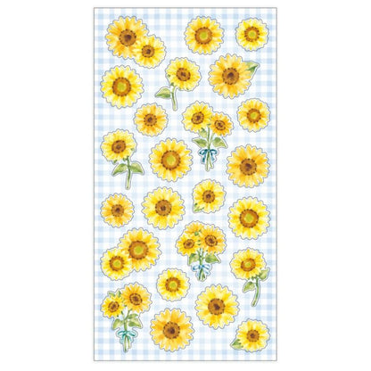 Summer Limited / Mind Wave / Puffy Stickers - Sun Flower