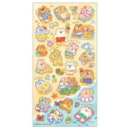 Summer Limited / Mind Wave / Puffy Stickers - Vacation
