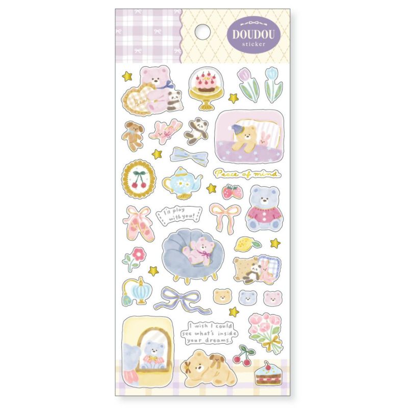 Mind Wave / Animal Stickers - Dreamy Bear's Cozy  Home