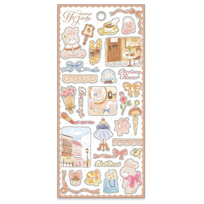 Mind Wave / Animal Stickers - Bunny's Shopping Day