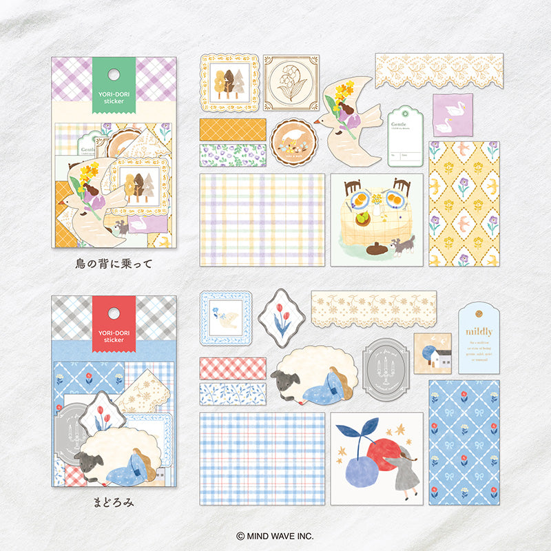 Mind Wave / Yori Dori Flake Stickers - Dreamy Doze