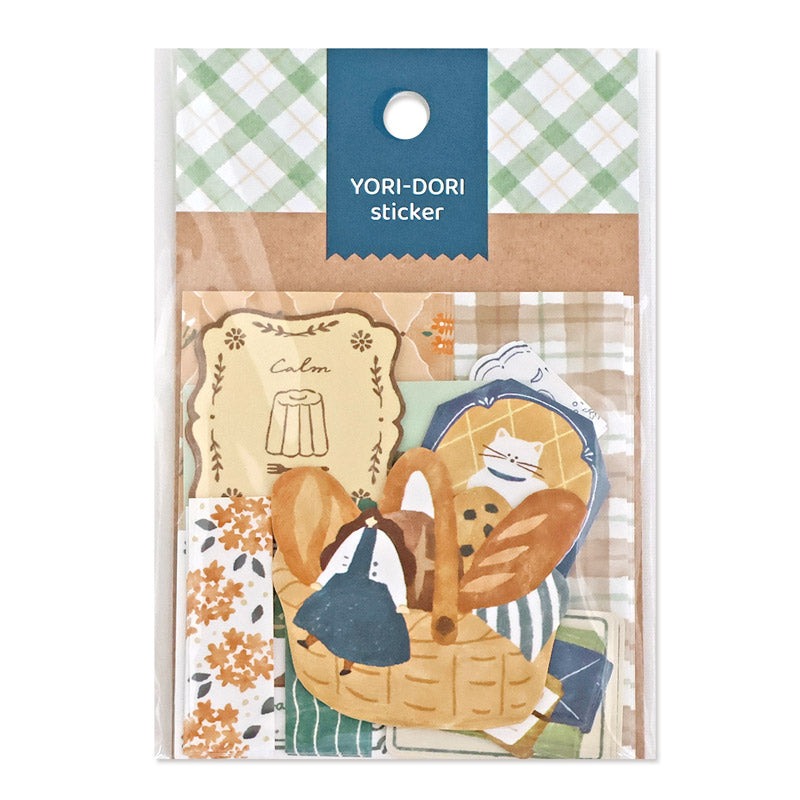 Mind Wave / Yori Dori Flake Stickers - Bread