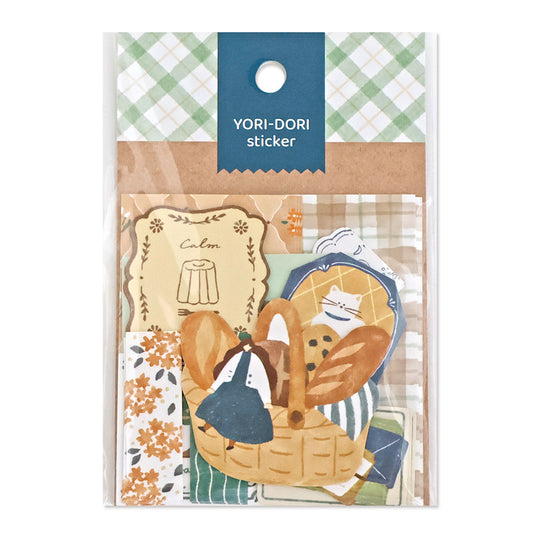 Mind Wave / Yori Dori Flake Stickers - Bread