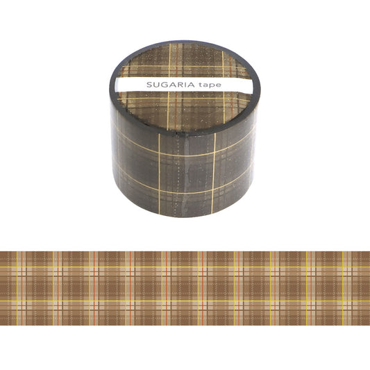Mind Wave / Glitter Tape - Plaid (Brown)