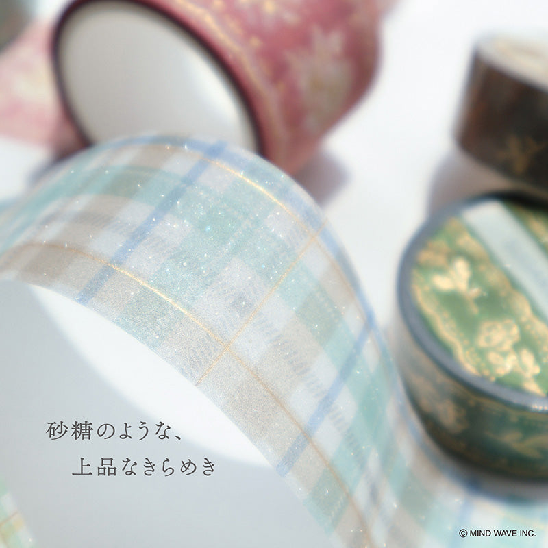 Mind Wave / Glitter Tape - Plaid (Pink)