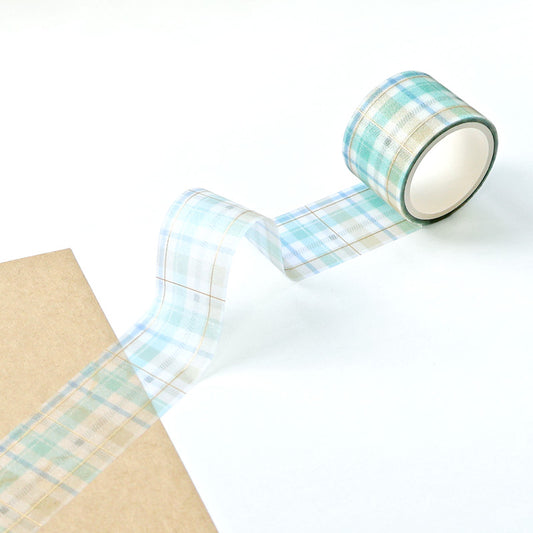 Mind Wave / Glitter Tape - Plaid (Blue)