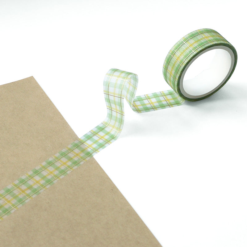 Mind Wave / Glitter Tape - Plaid (Green)