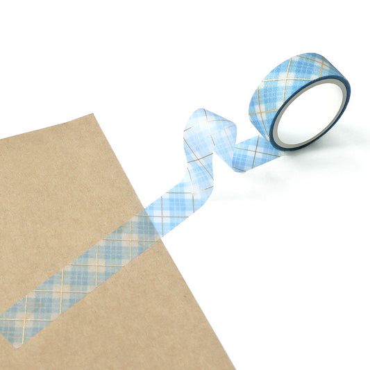 Mind Wave / Glitter Tape - Plaid (Blue)