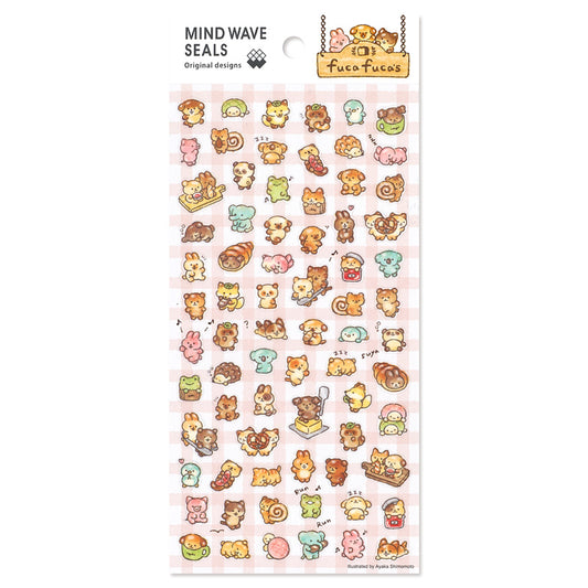 Mind Wave / Mini Stickers - Fluffy Animals
