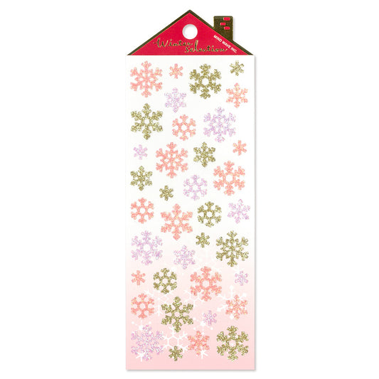 Winter Limited / Mind Wave / Stickers - Snow Flakes (Pink)