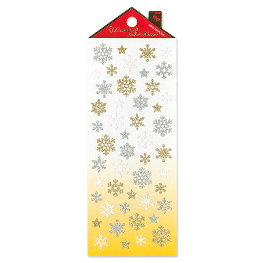Winter Limited / Mind Wave / Stickers - Snow Flakes (Yellow)