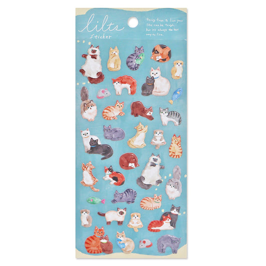 Mind Wave / Puffy Stickers - Cat  Life