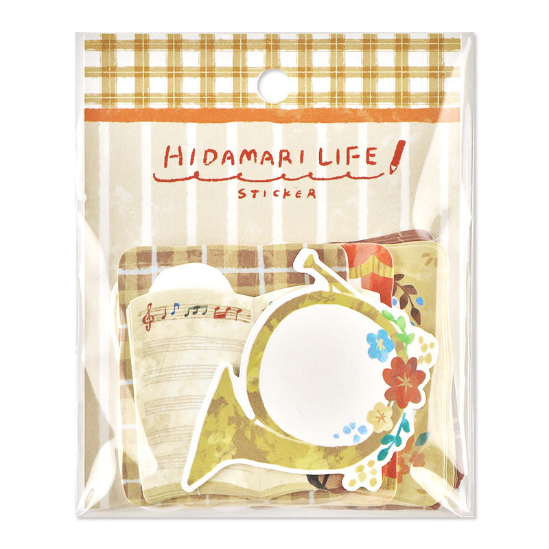 Mind Wave / Hidamari Life Flake Stickers - Music