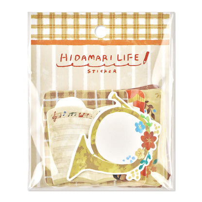 Mind Wave / Hidamari Life Flake Stickers - Music