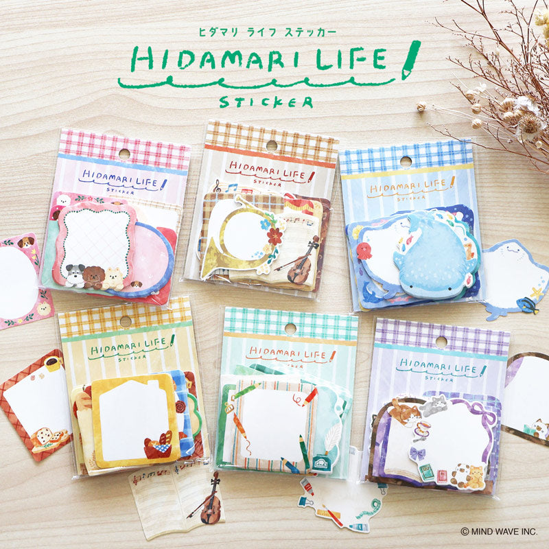 Mind Wave / Hidamari Life Flake Stickers - Music