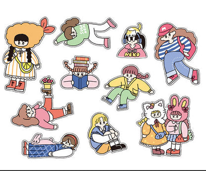 Mind Wave / Amie Flake Stickers - Yuru Girls