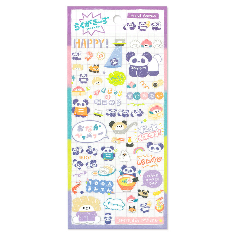 Mind Wave / Stickers - Happy Panda