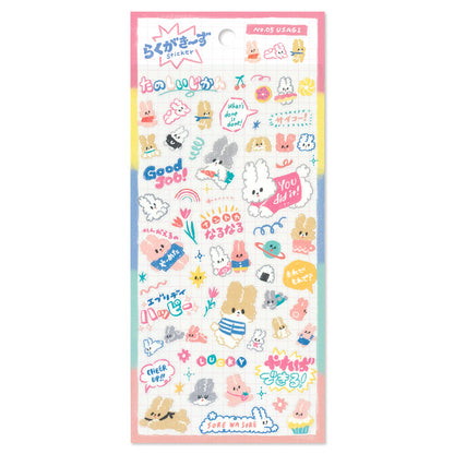 Mind Wave / Stickers - Happy Bunny