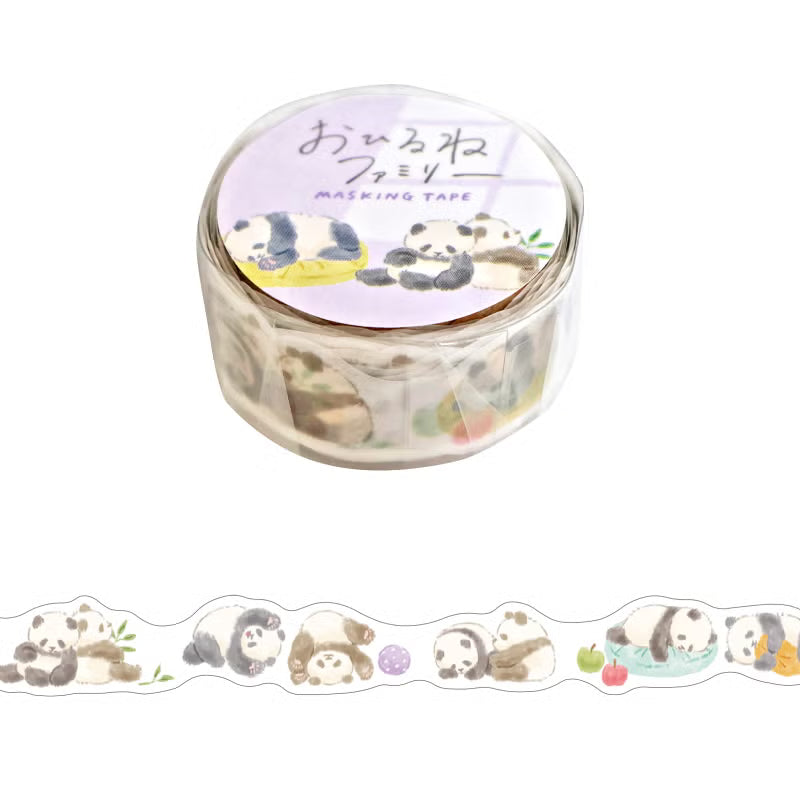 Mind Wave / Die-cut Washi Tape - Sleeping Panda