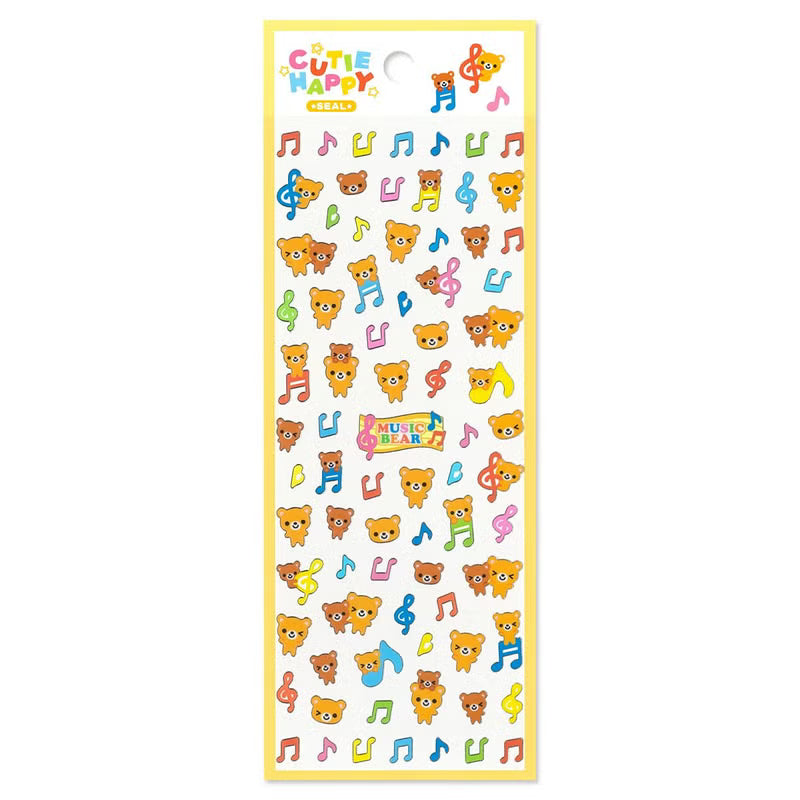 Mind Wave / Cutie Happy Stickers - Music Bear