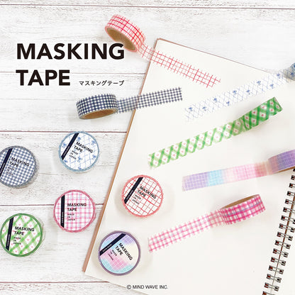 Mind Wave / Washi Tape - Rainbow Checked Pattern