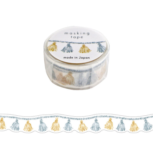 Mind Wave / Die-cut Washi Tape - Tassel