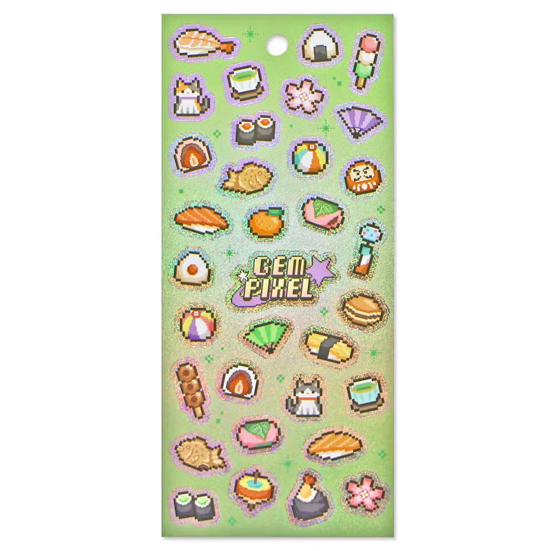 Mind Wave / Gem Pixel Stickers - Japan