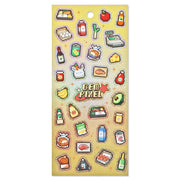 Mind Wave / Gem Pixel Stickers - Shop
