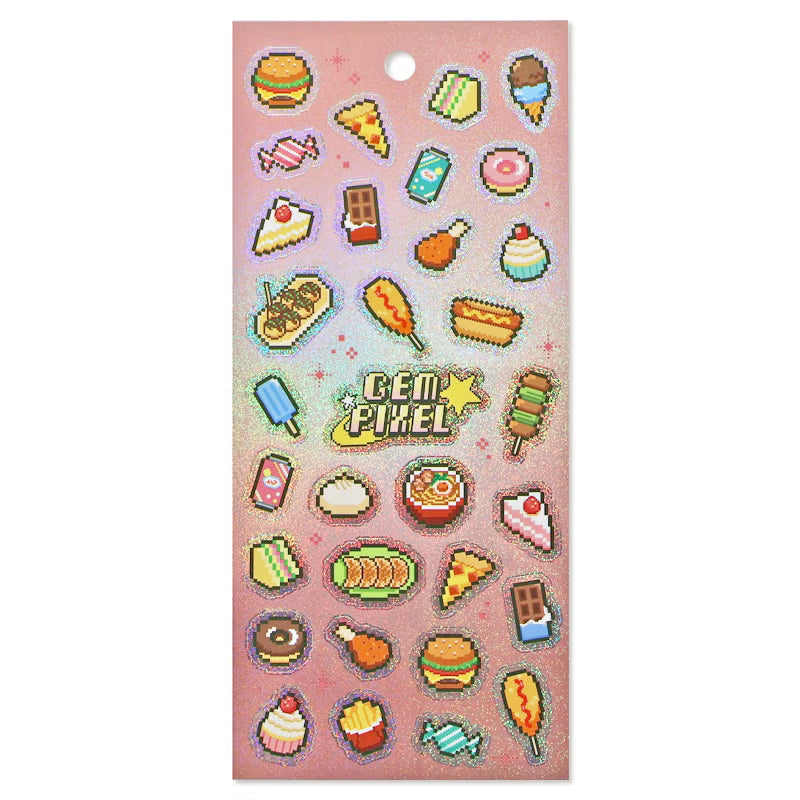 Mind Wave / Gem Pixel Stickers - Food