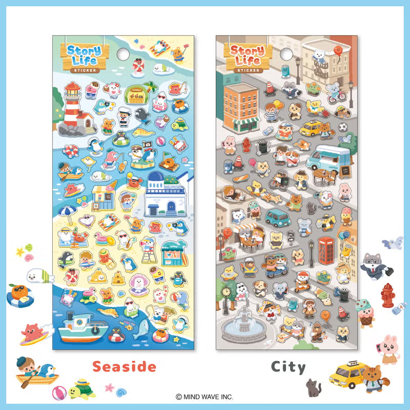 Mind Wave / Petit Stickers - City