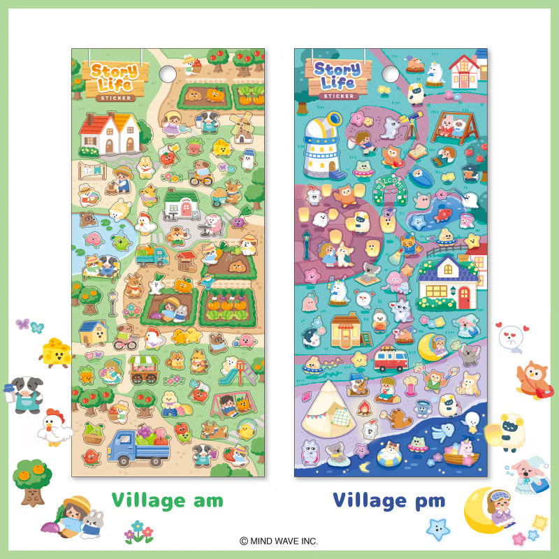 マインドウェイブ / ストーリーライフステッカー「Village PM」